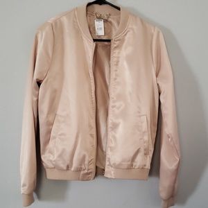 Satin bomber jacket